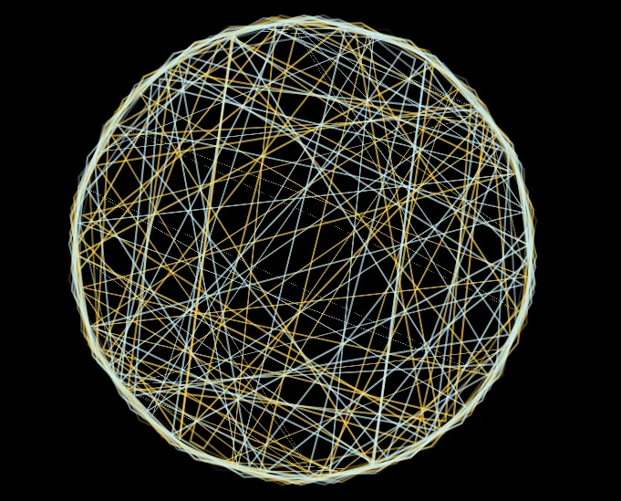 Esfera de líneas entrelazadas, símbolo del Kosmófono